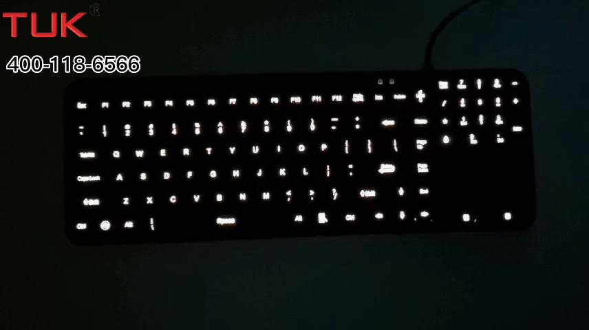 防水硅胶键盘IKB-R106T-BL （C）